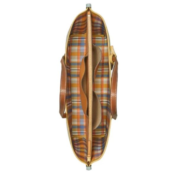 Tory Burch Perry Canvas Triple-Compartment Tote – Natural (NWT) - Picture 5 of 7